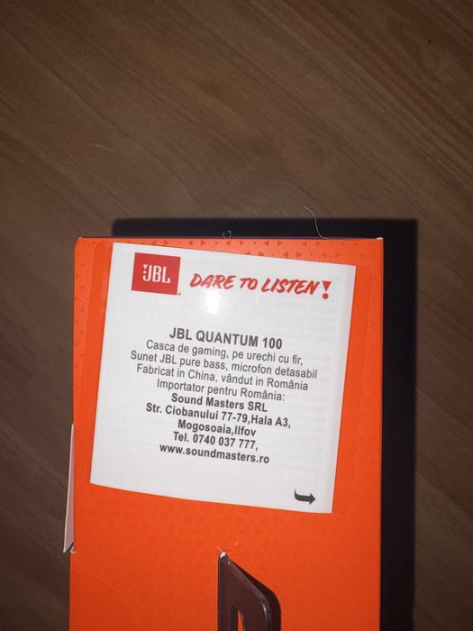 Casti gaming JBL quantum 100