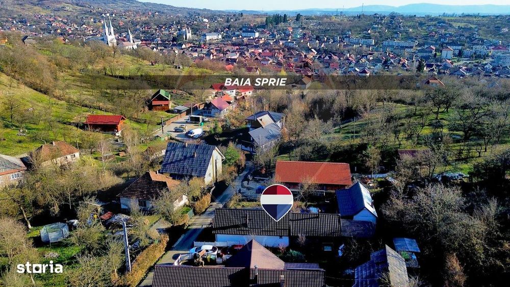 Casă cu 3 camere in Baia Sprie cu priveliste asupra orasului.