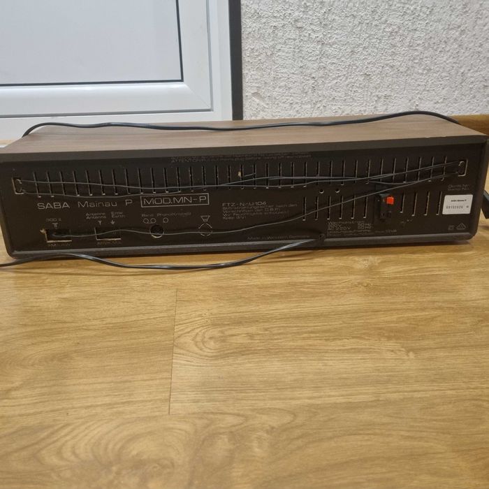 Лампово ретро радио SABA Mainau P – работи отлично, свети, Западна Г.