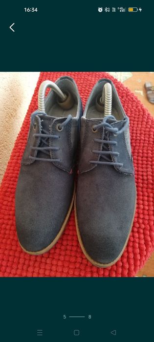 Pantofi Bugatti nr 43 piele întoarsă