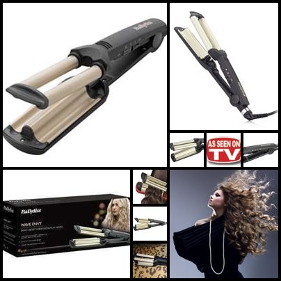 Placa tripla ceramica profesionala Babyliss titaniu antistatic