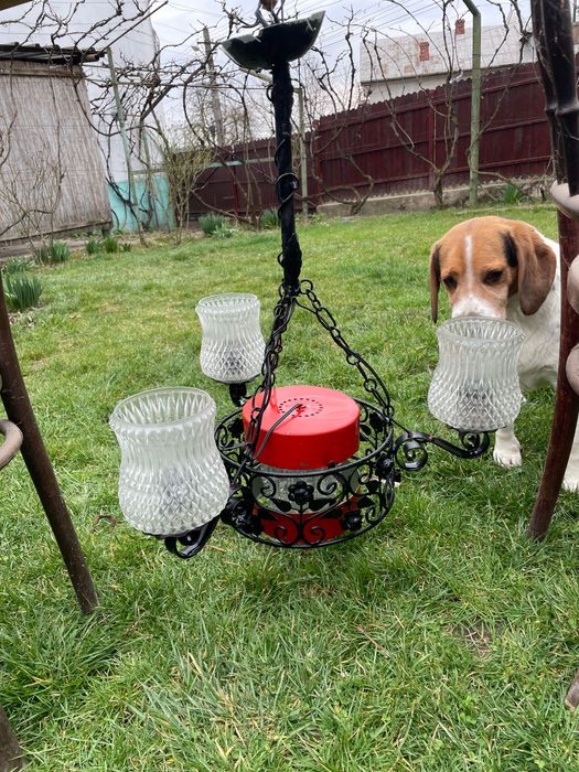 Lustra veche cu 4 becuri