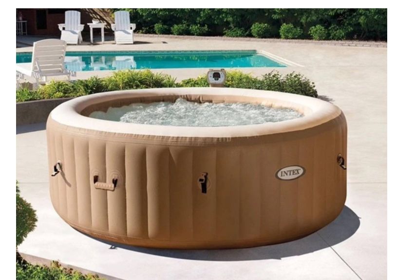 Бассейн  Intex 196 надувной джакузи, 199x196x71 см