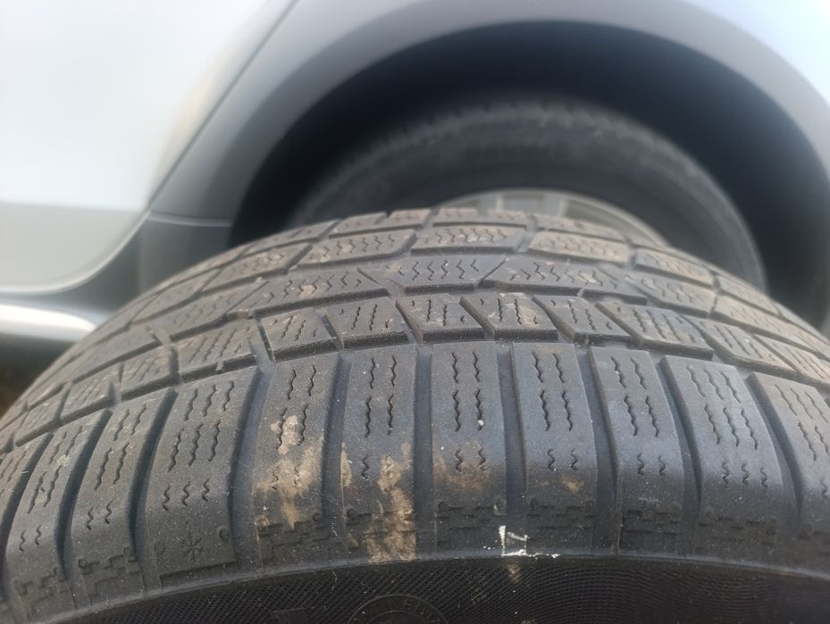 Jante aliaj ne'zgâriate +cauciucuri iarna , continental!