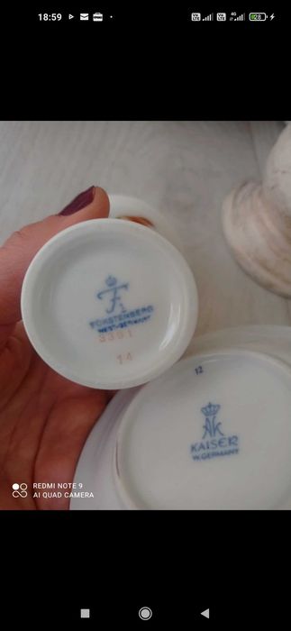 Set portelan Kaiser format din trei piese+una cadou