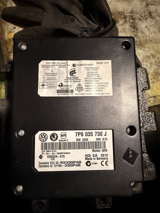 Modul bluetooth premium vw passat b6 b7 CC tiguan touran golf 5 6