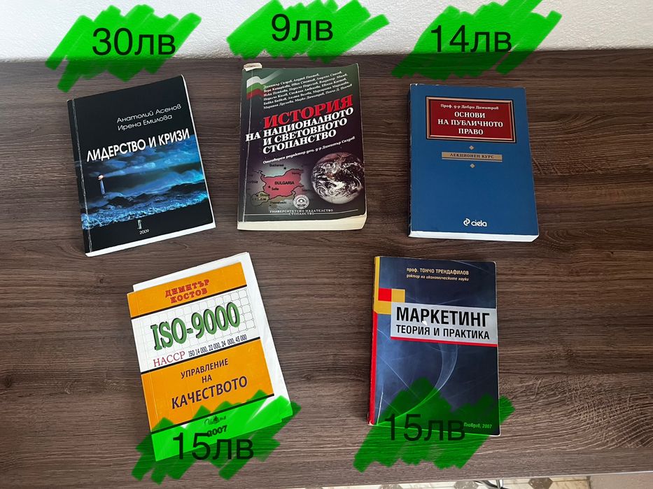 Книги/учебници по икономика,бизнес,счетоводство, маркетинг и други