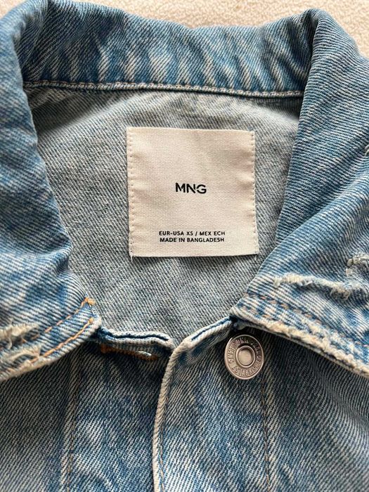 Дънково късо яке MANGO
