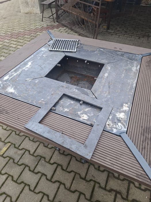 Gratar plită cu grosimea de 8 mm