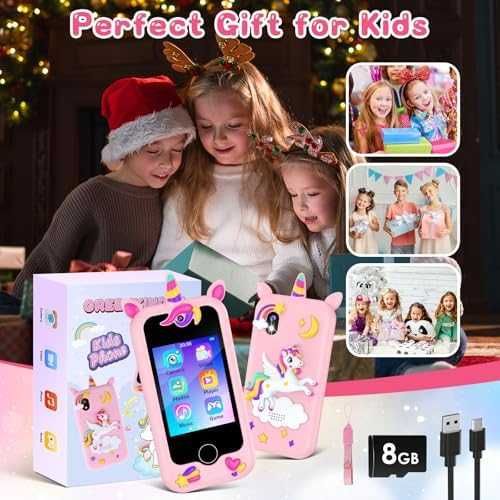 Нова играчка Смарт телефон за деца 3-8 г. с игри, MP3 и двойна камера