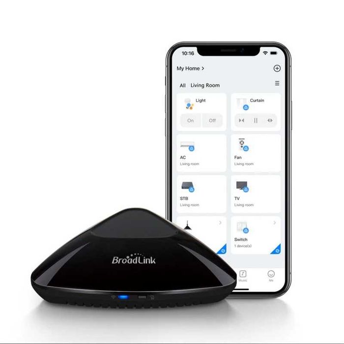 Telecomanda universala inteligenta BroadLink RM PRO, Wi-Fi case smart