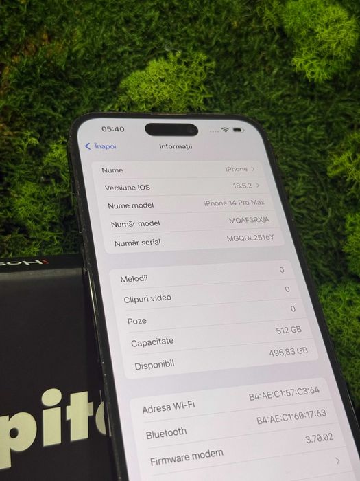iPhone 14 Pro Max 512GB Space Black Negru 86% Baterie #6026