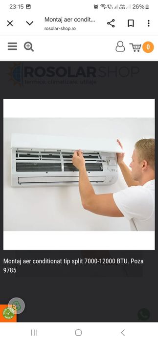 Montez profesional ac la jumătate de preț