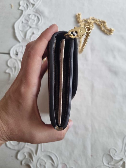 Оригинална кожена чанта Lauren Ralph Lauren Adair Crossbody (Металик)