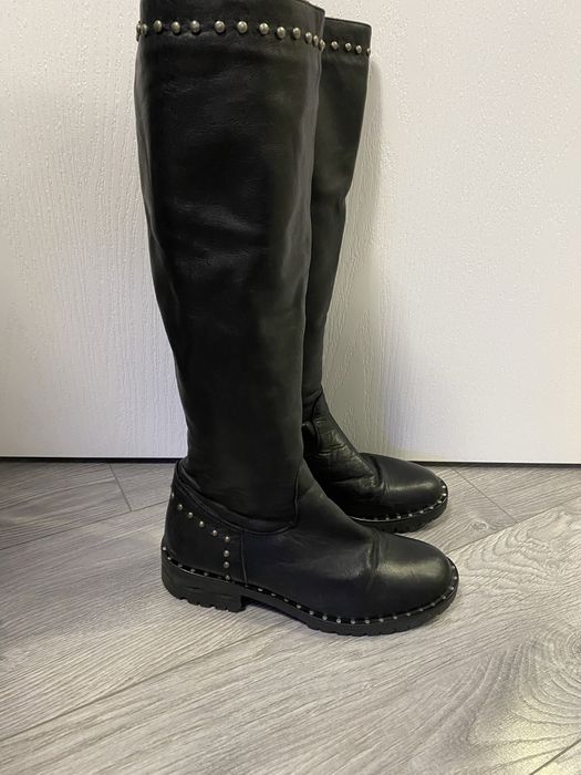 Дамски ботуши естествена кожа