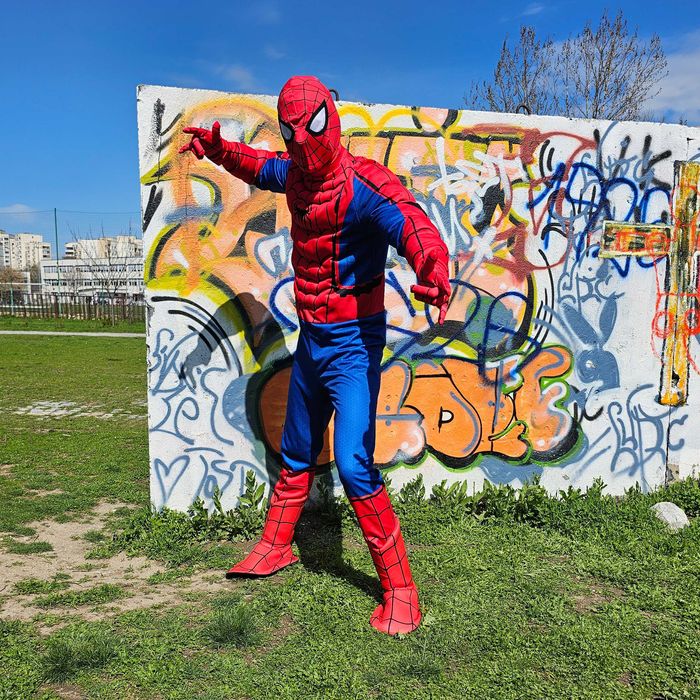 Costum Spiderman Barbati Muschi Super Erou Premium