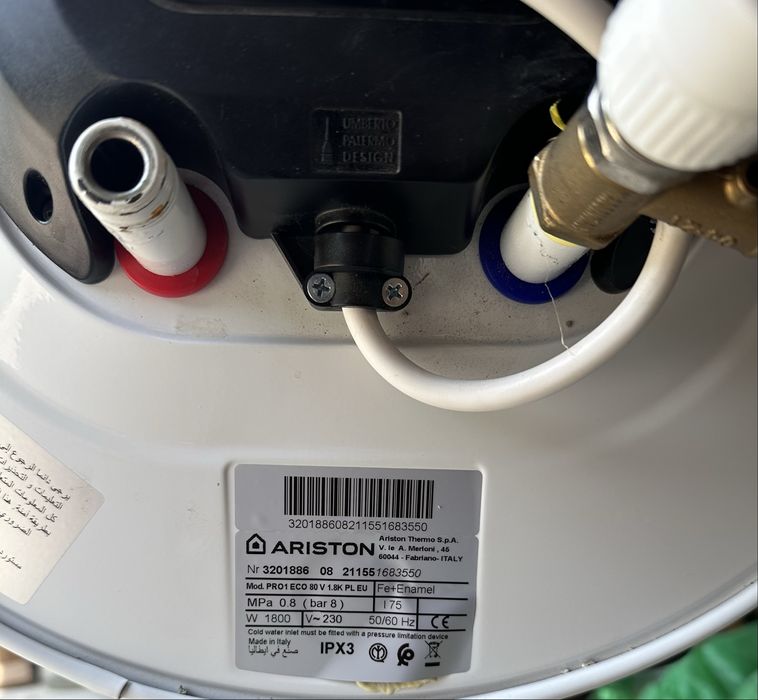 Boiler Ariston PRO 1 ECO 80 V 1.8K 80L