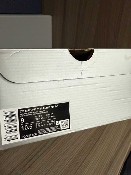 Nike Mercurial 42.5 Superfly 10 Elite FG