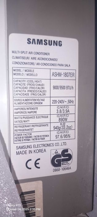 Aer Conditionat (AC) Samsung Multi Split 18000 BTU