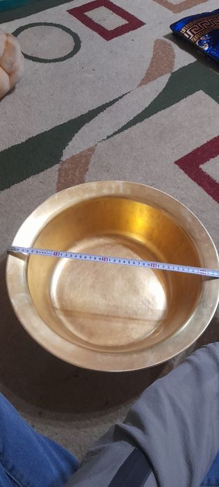 Тазик сделано в ссср латунный