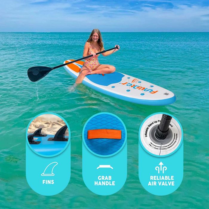 Сапборд SUP board 335 × 83 см | Самый широкий | Новый! Полный комплект