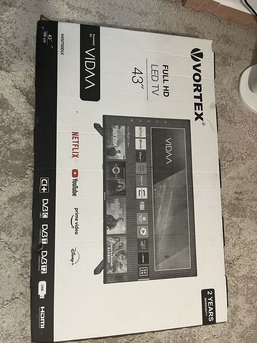 Televizor Vortex Full Hd,Led Tv 108cm