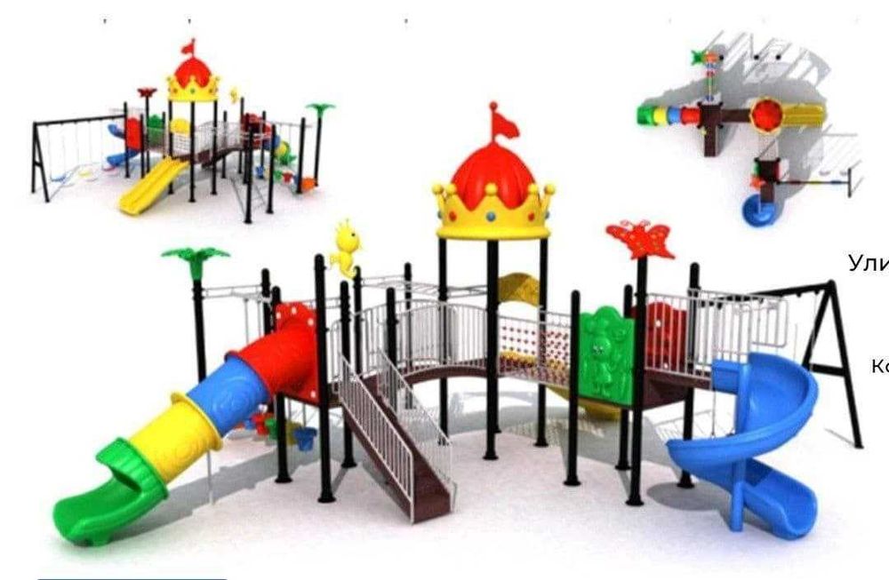 Детские площадки, болалар майдончаси, игровые комплексы
