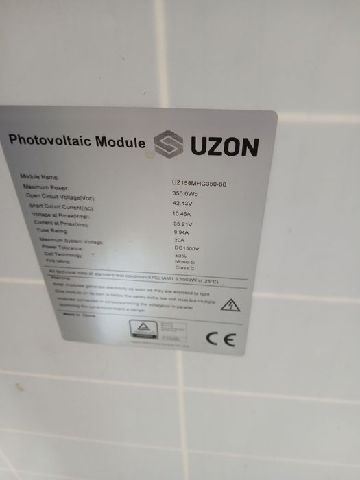 Panou fotovoltaic 350w 6 buc