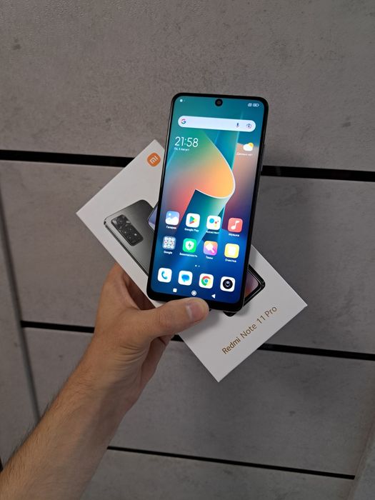 Redmi note 11 Pro память 6+2/128gb коробка документли