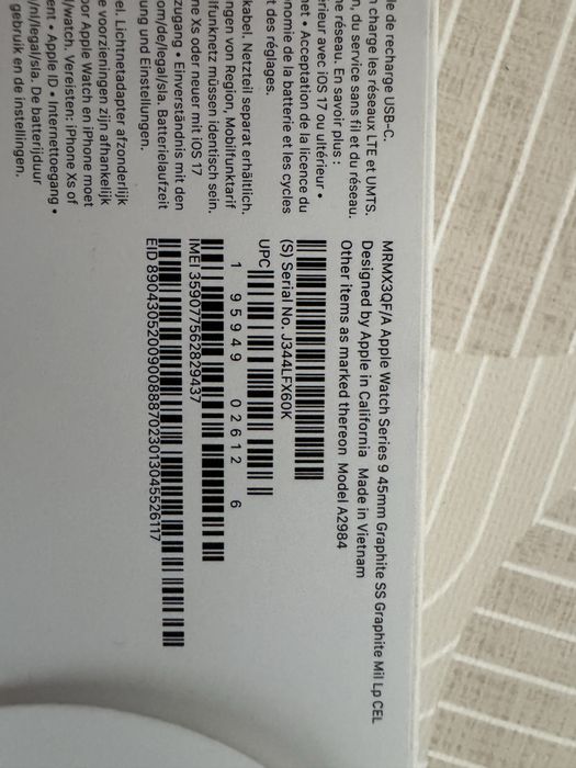 Apple watch series 9 45mm gps