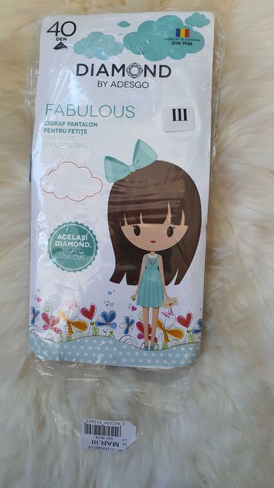 Ciorap pantalon 40 DEN fete varsta 122-128 Noi