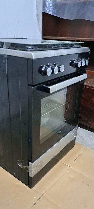 Aragaz BEKO FSM52330NAO, 4 arzatoare, Gaz + Electric, L 50 cm, Grill,
