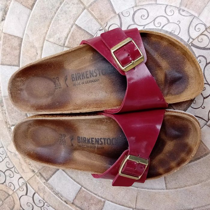 Birkenstock Madrid 39 burgundy lacuit