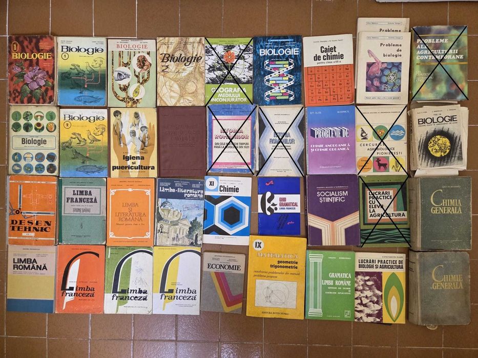 Manuale scolare vechi '60,'70,'80,'90, Almanah, Magazin Istoric colect