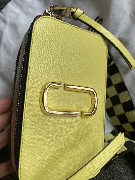 Marc Jacobs жълта чанта Snapshot