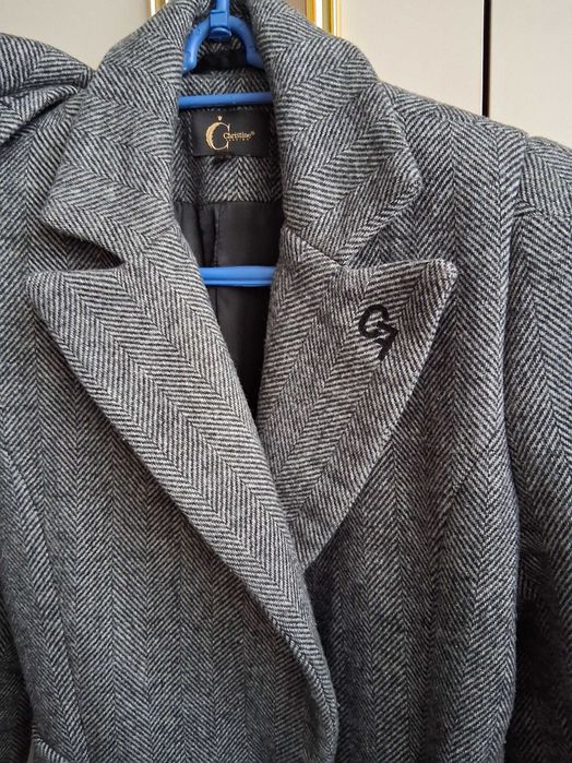 Сиво палто cristine размер S