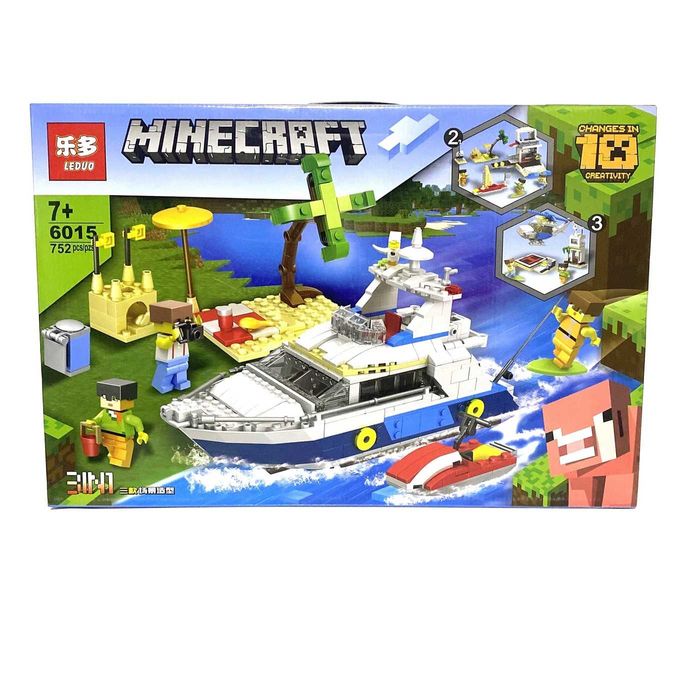 Голям 752 части Конструктор Майнкрафт , Minecraft