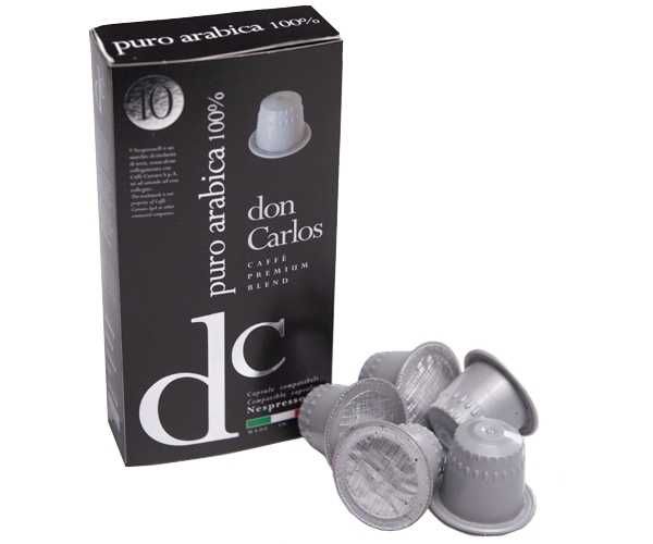 Кофе в капсулах "Don Carlos" для Nespresso. Kofe kapsula "Don Carlos".