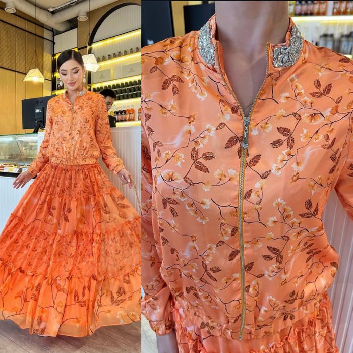 Эффектное турецкое платье