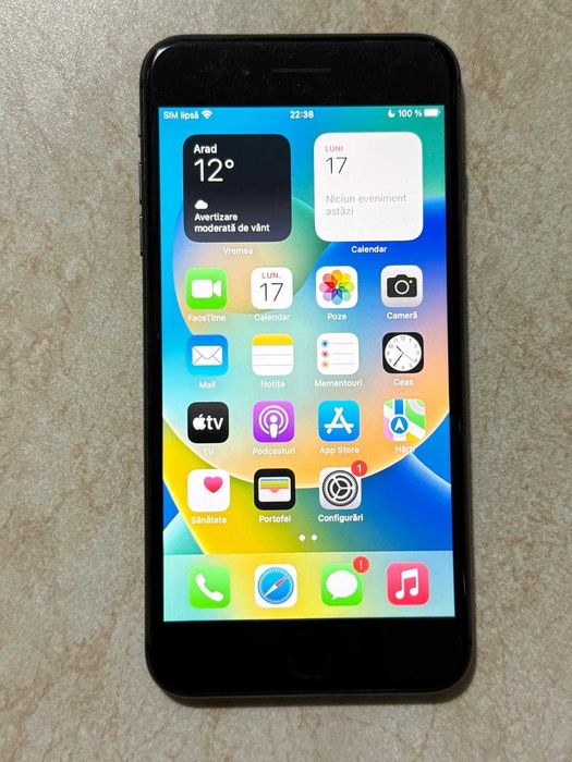 Iphone 8 Plus, folosit, stare foarte buna
