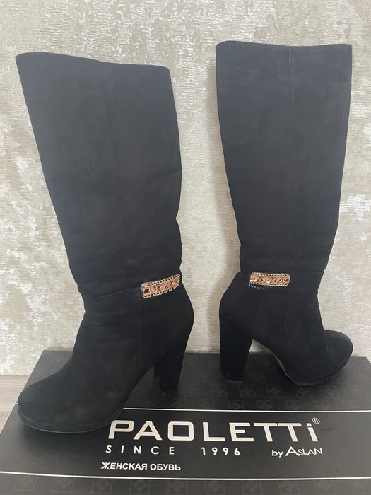 Сапоги Женские Замша