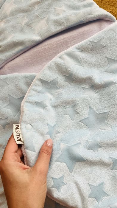 Топла пелена за изписване за бебе