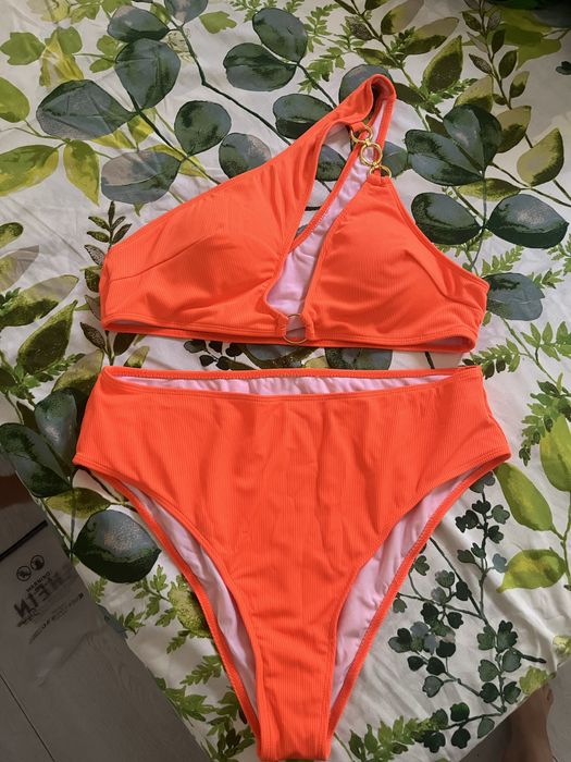 Бански костюм- портокал 2ХЛ