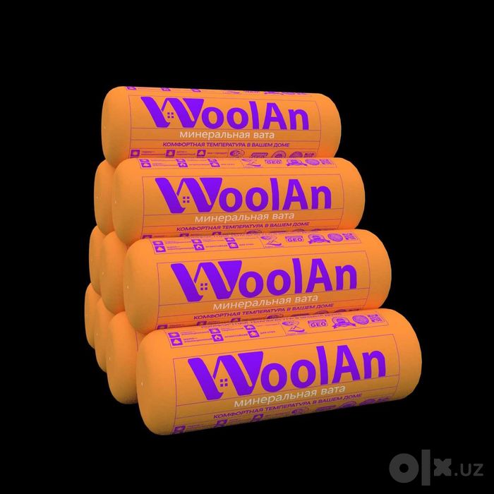 WOOLAN.минвата стекловата вышего класса. tashkent