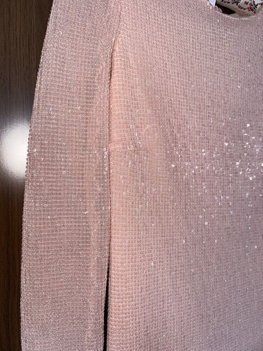 Новое розовое вечернее платье