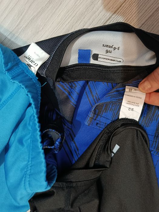 Set tricou bluza pantaloni pentru fotbal băieți vârstă 5-6 ani  116