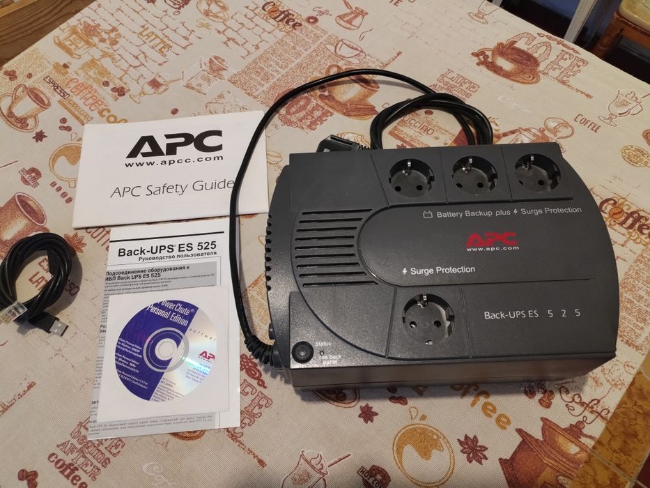 ИБП APC Back-UPS 525 (стабилизатор и упс)