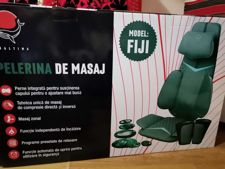 Pelerină de masaj cu pietre