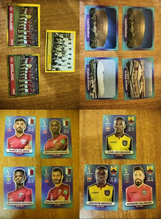Stickere pentru album WC Qatar 2022
