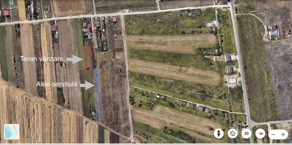 Vand teren intravilan Lazu -  1000 m2 - 65000 E